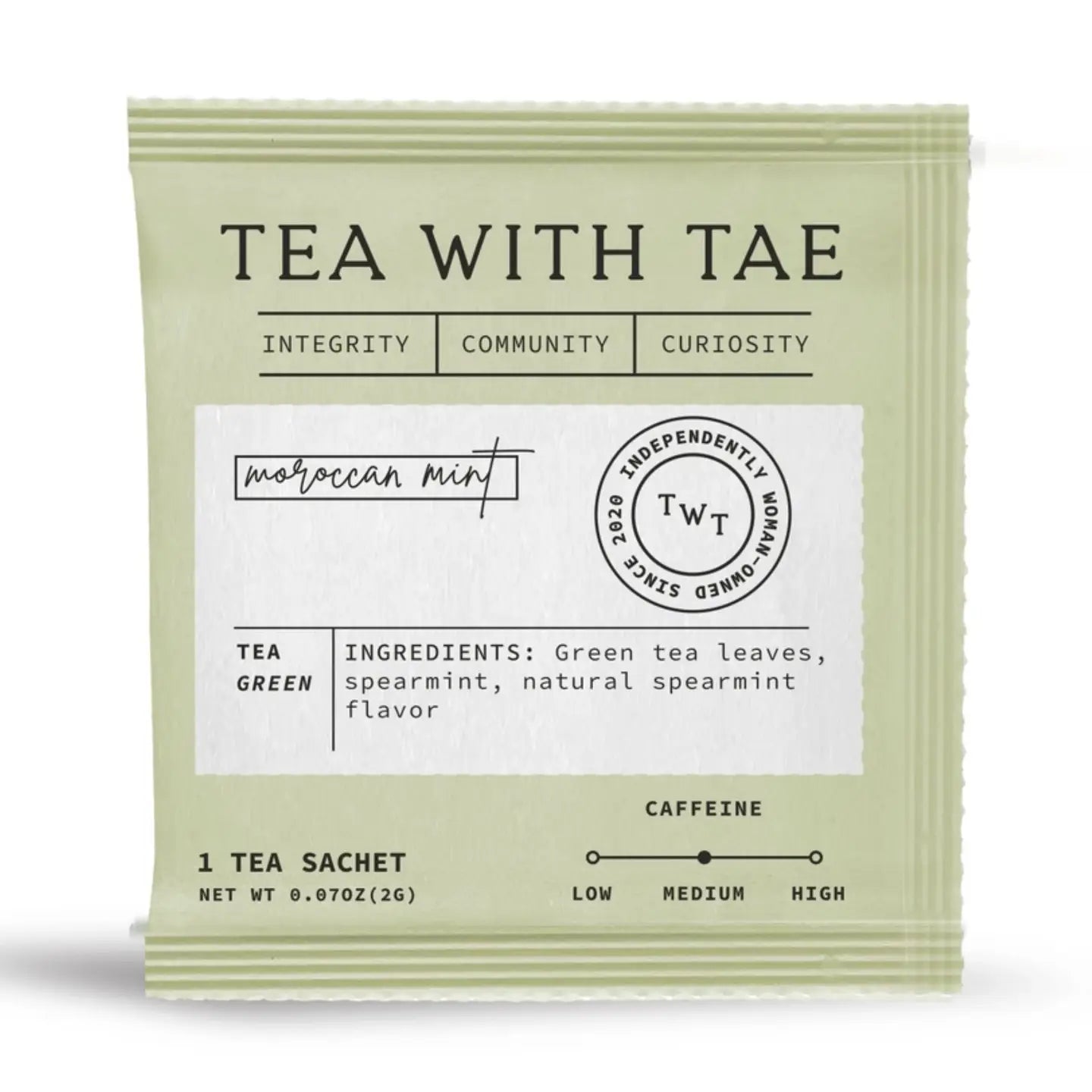 Calming Tea packet