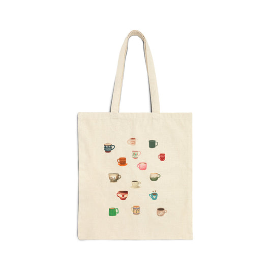 Mugs Canvas Tote Bag