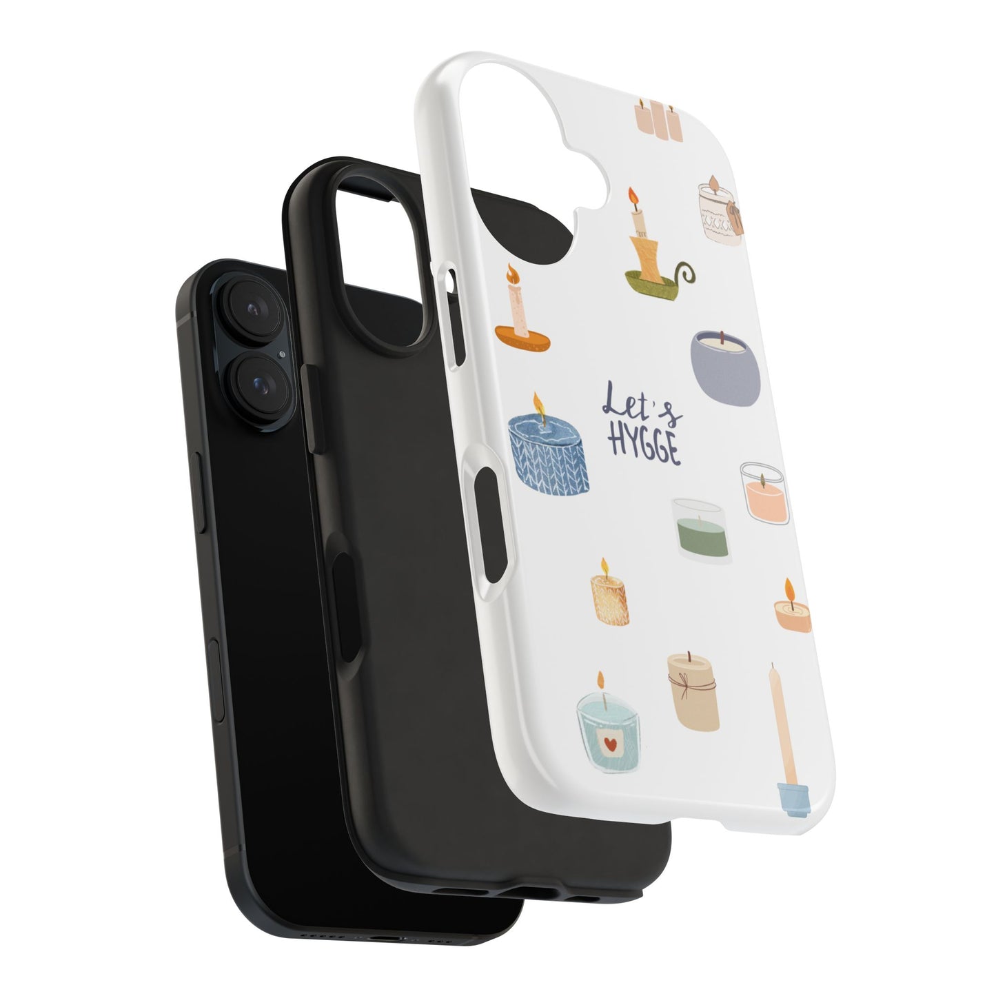 Let's Hygge with Candles Phone Case