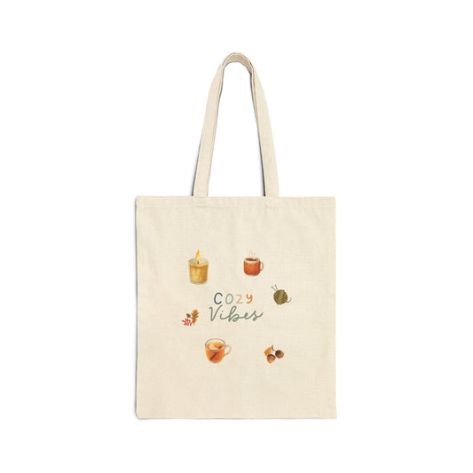 Autumn Hygge Canvas Tote Bag