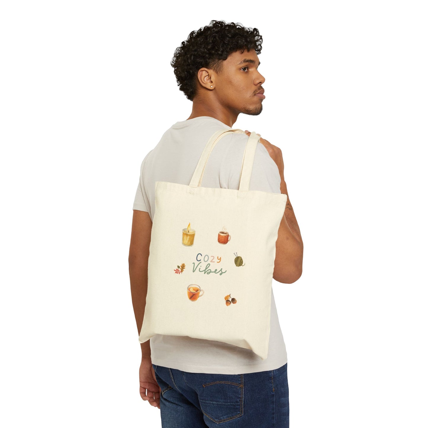 Autumn Hygge Canvas Tote Bag
