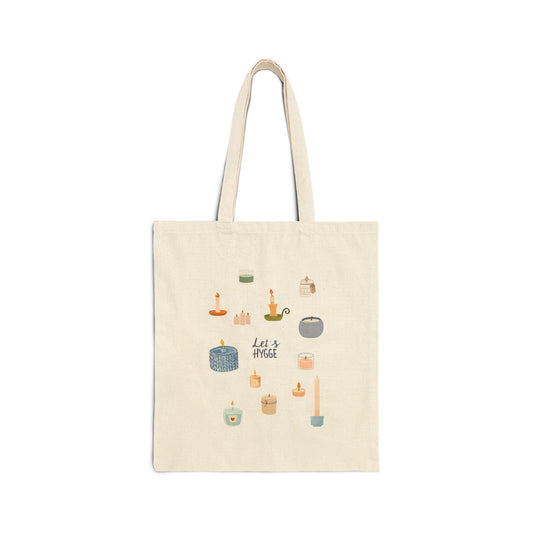 Let's Hygge with Candles Tote Bag