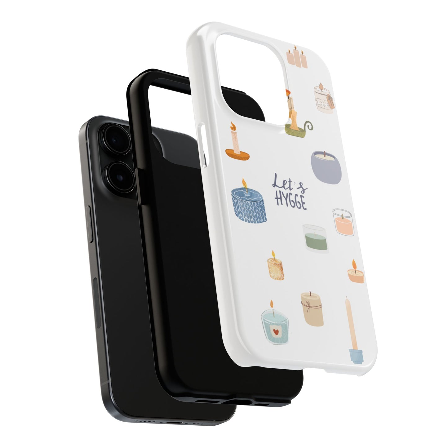 Let's Hygge with Candles Phone Case