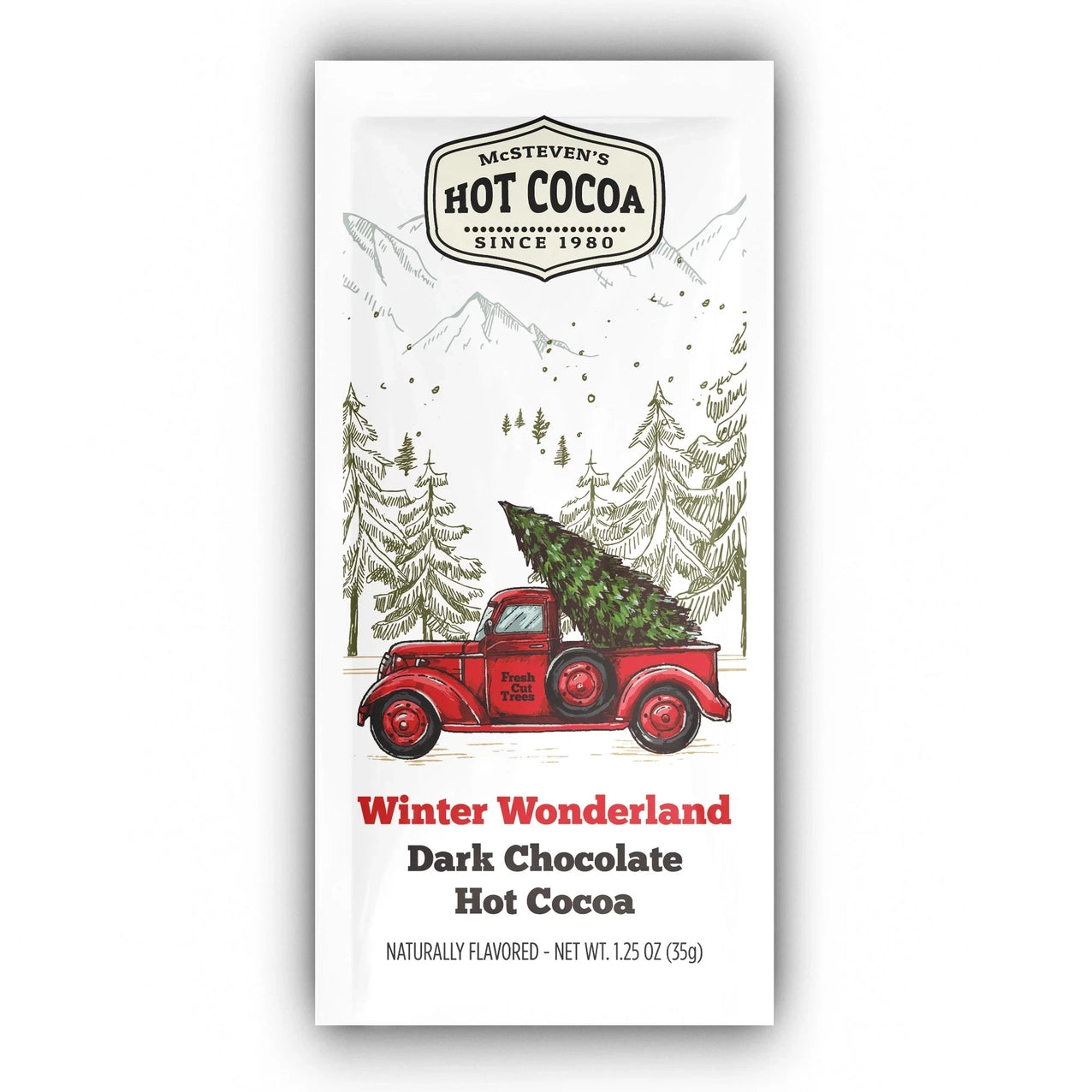 Winter Wonderland Dark Chocolate Cocoa Packet