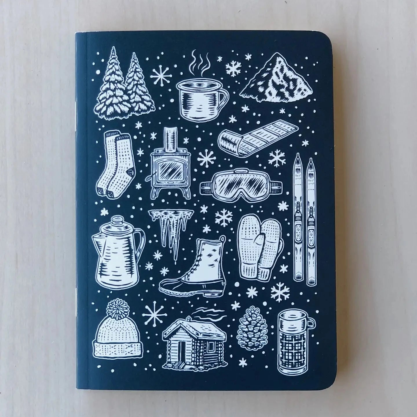 Mini Wintertime Notebook