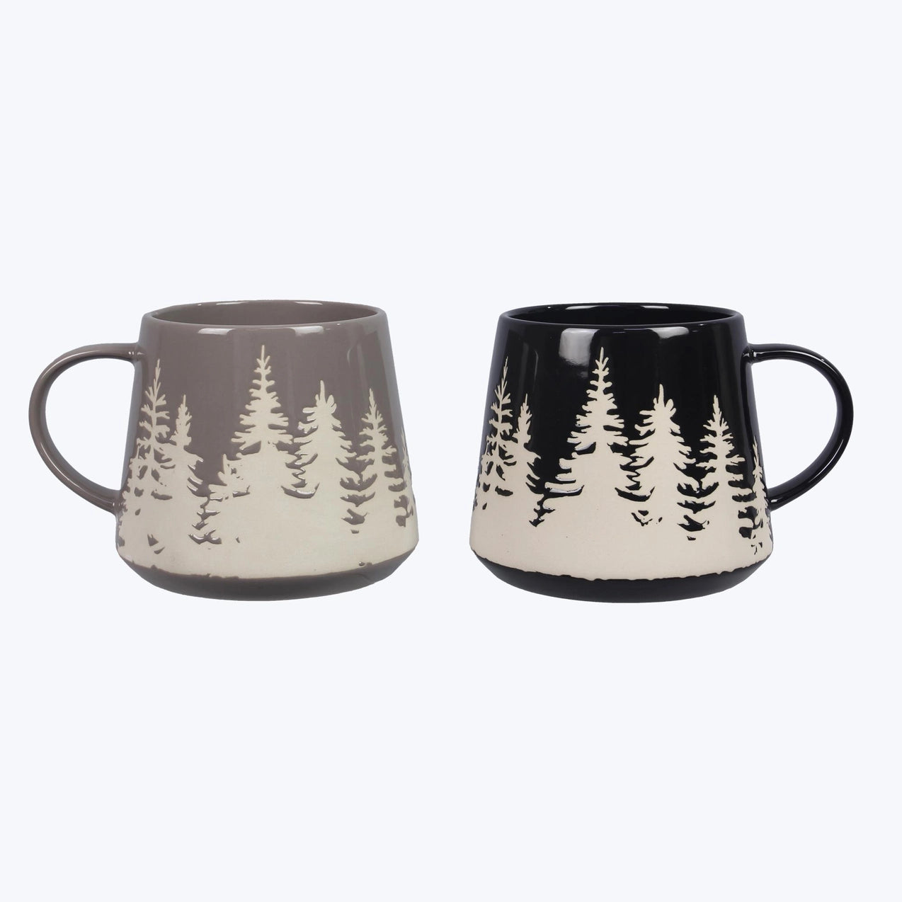 Stoneware Forest Mugs- 2 count
