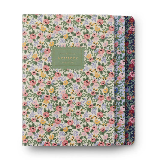 Set of 3 Rosa Notebooks